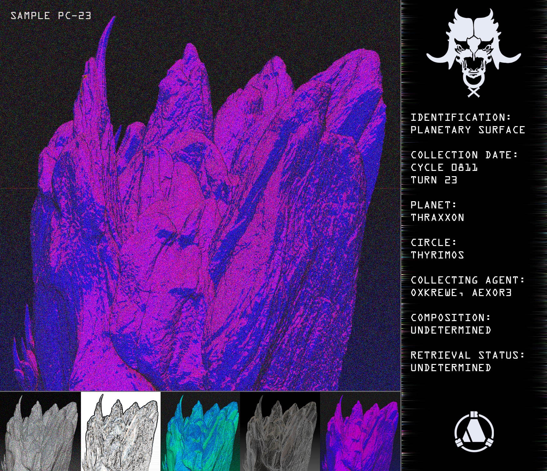 Thraxxon planetary surface