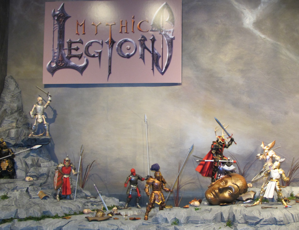 SMythic Legions Toypocalypse display, circa 2014