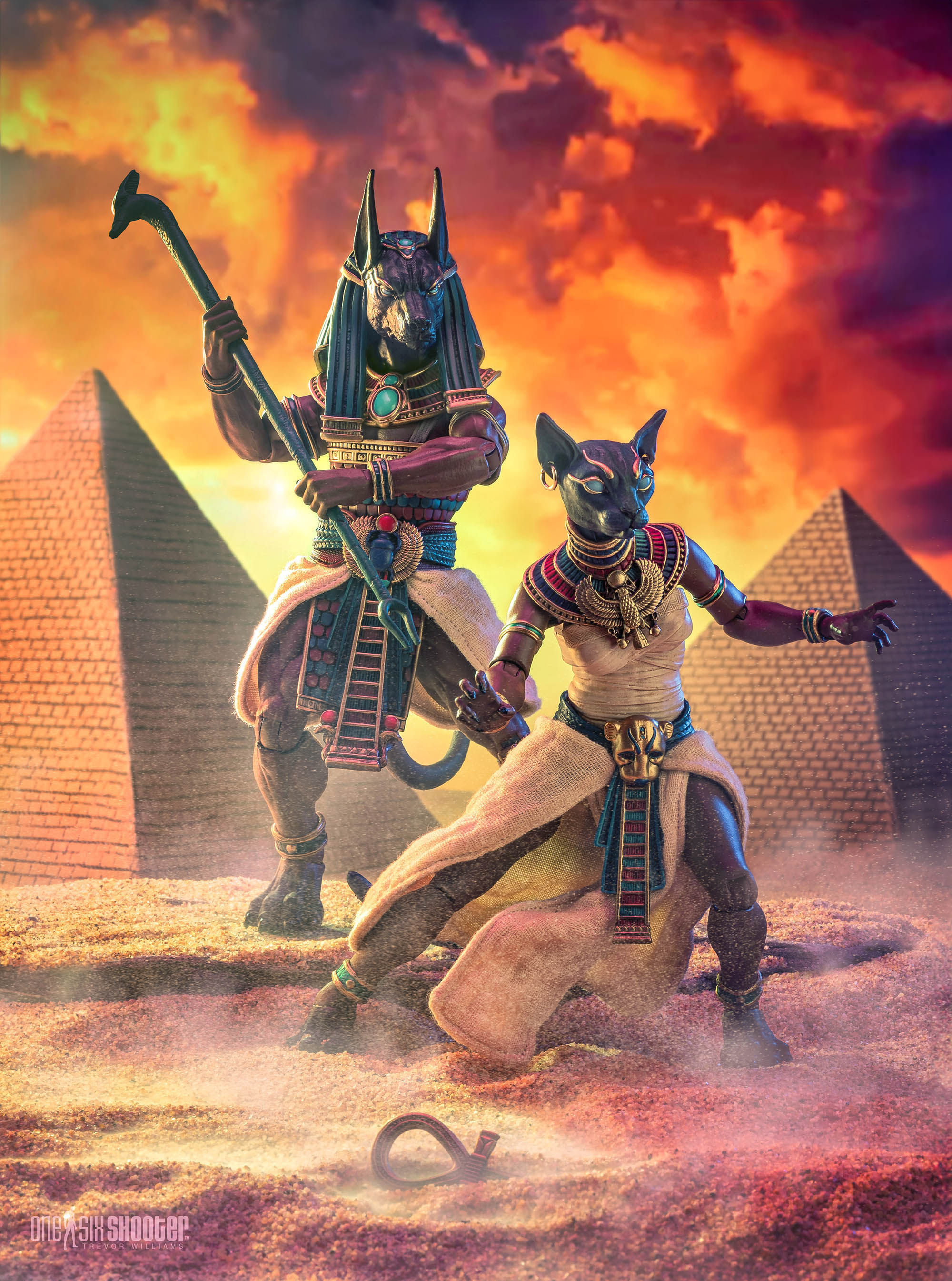 Figura Obscura Anubis and Bastet