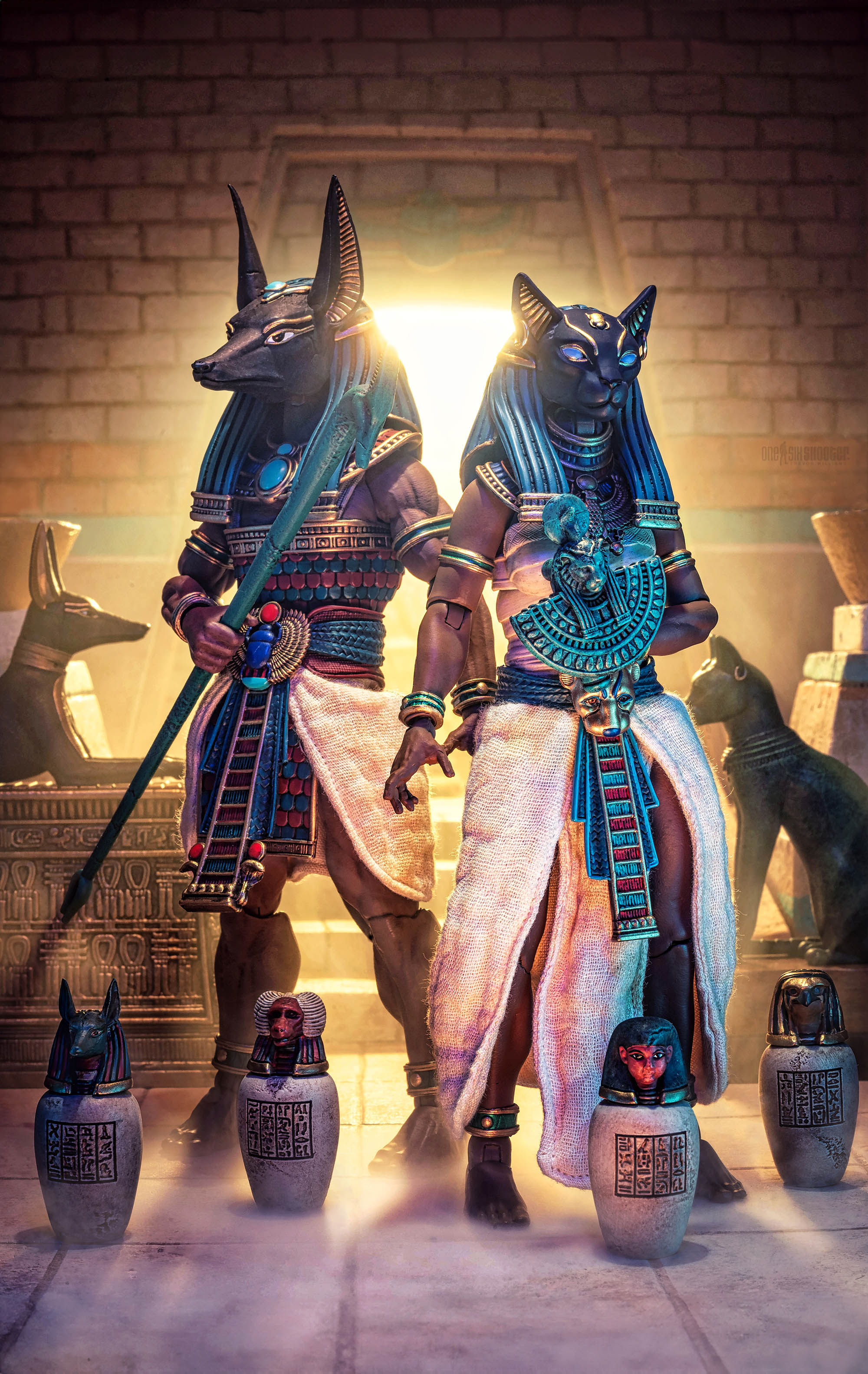 Figura Obscura Anubis and Bastet