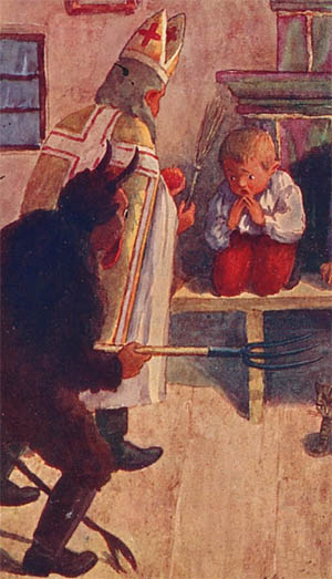 Vintage Krampus art