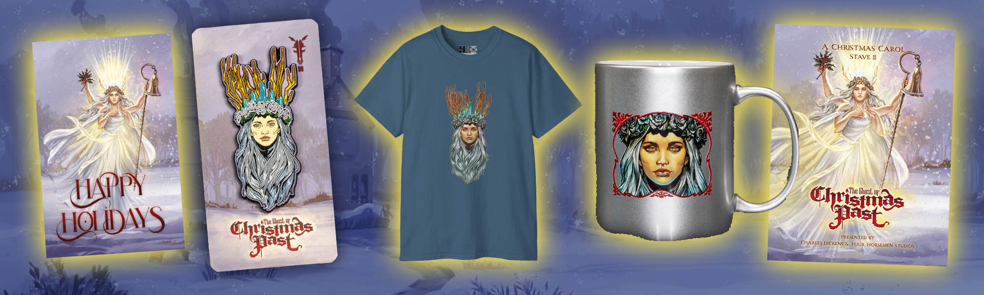 Figura Obscura The Ghost of Christmas Past swag