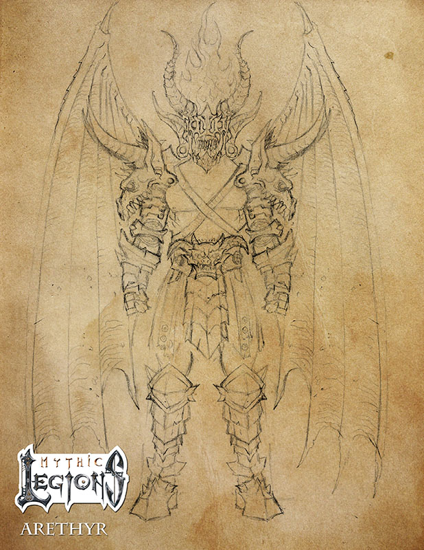 Arethyr Mythic Legions concept art
