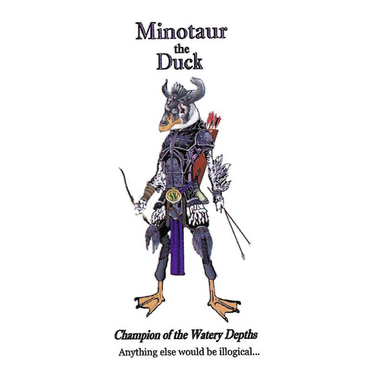 Minotaur the Duck concept art by Mr. Yac