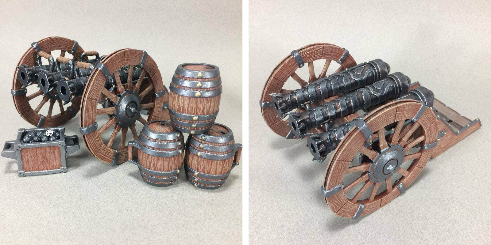 Mythic Legions cannon wagon set from William Robert Post / MyActionFigureCustoms