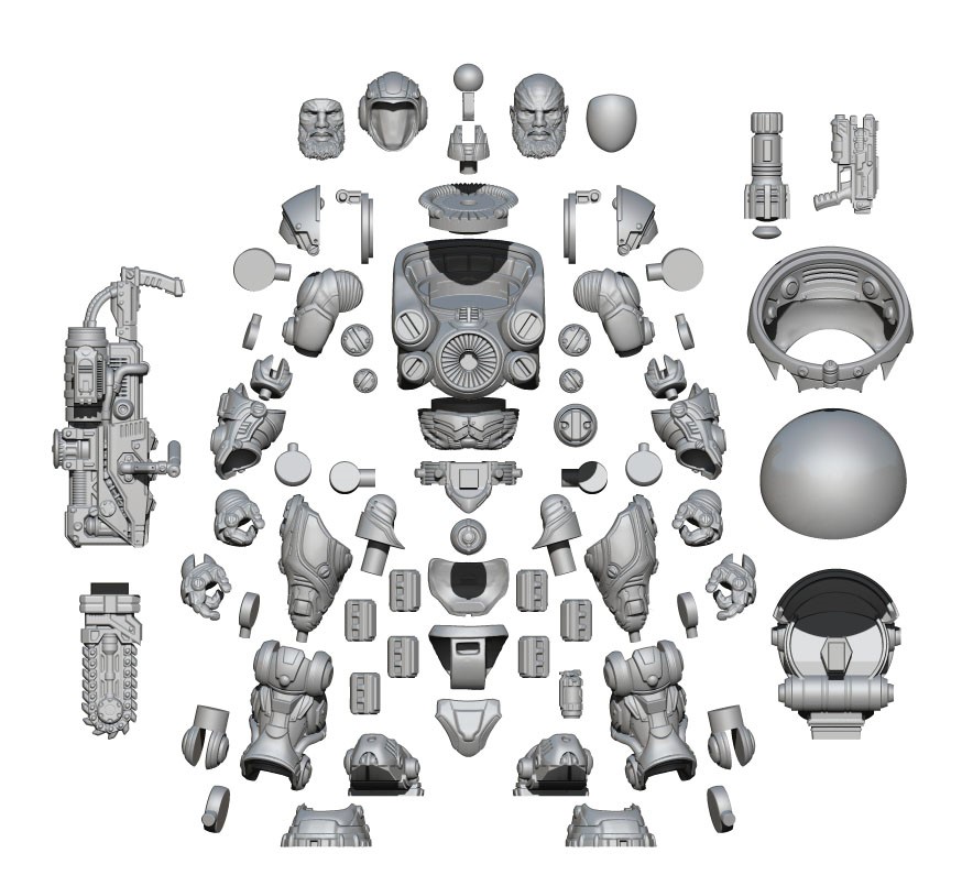 Cosmic Legions OxKrewe Armor