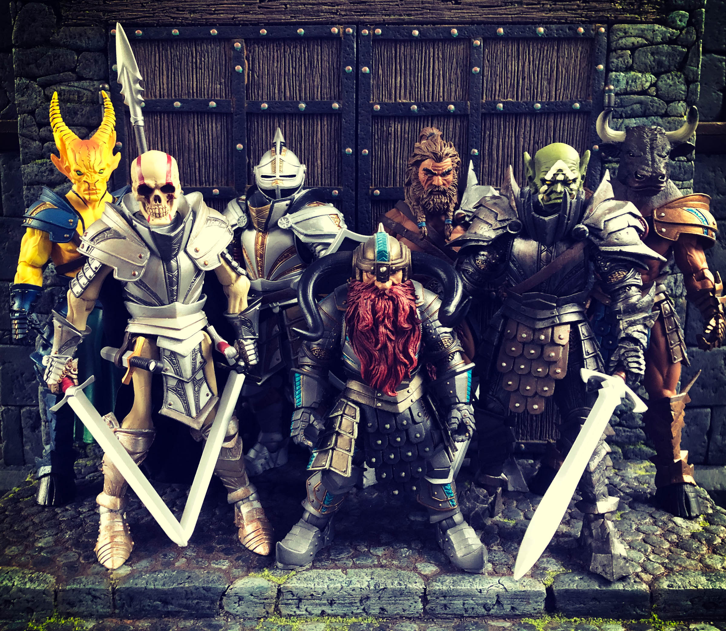 Mythic Legions figure scales