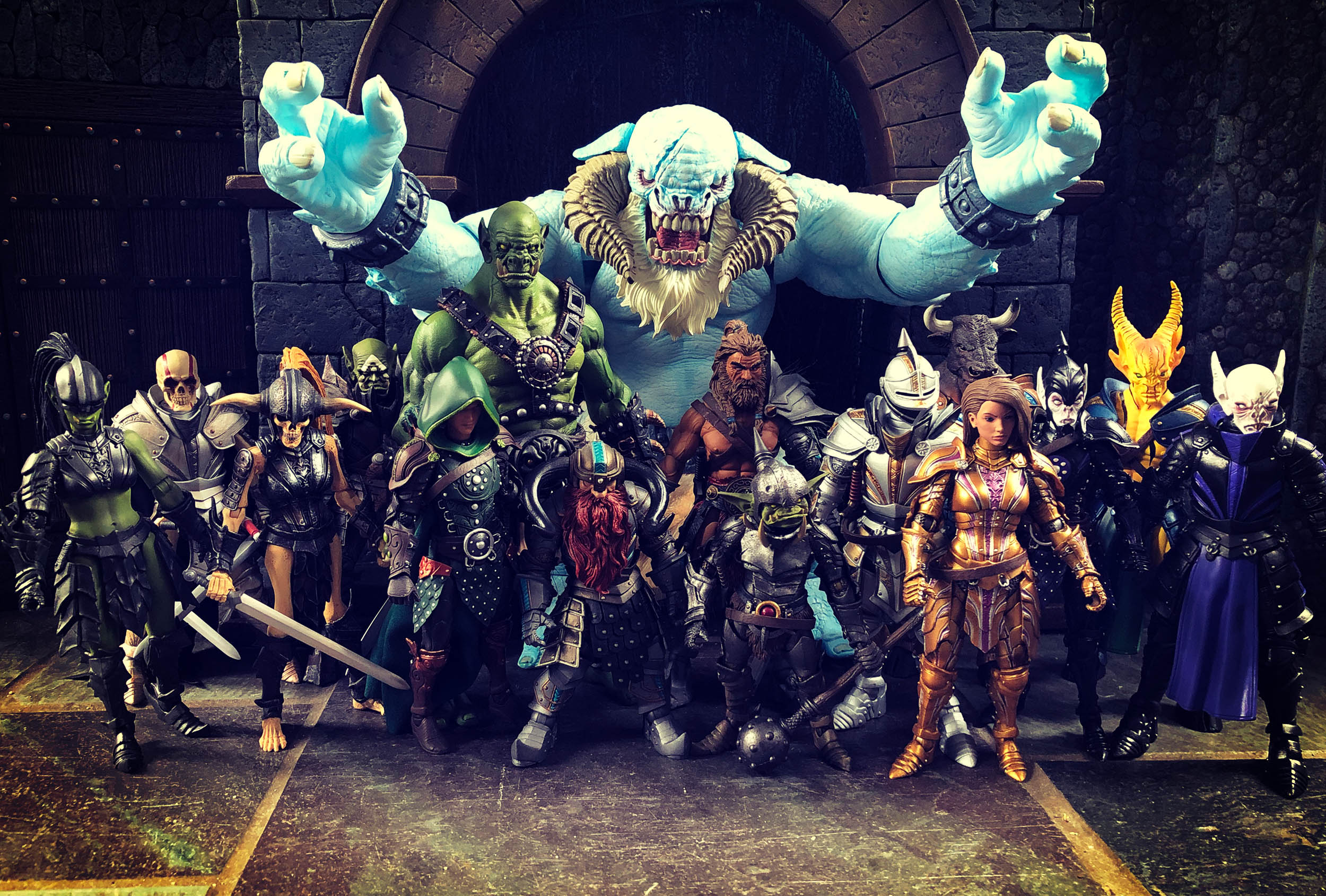 Mythic Legions figure scales