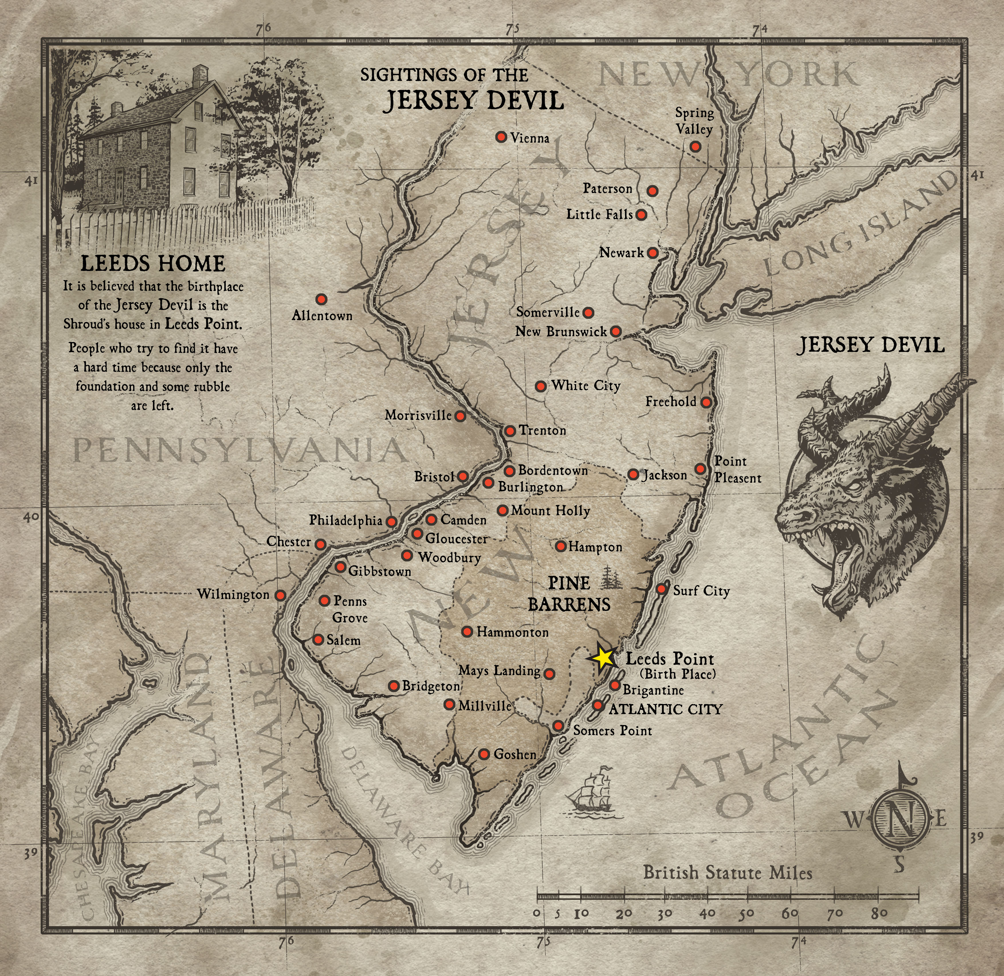 Figura Obscura - The Jersey Devil