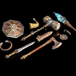 Mythic Legions Dwarf Weapons 2 figure