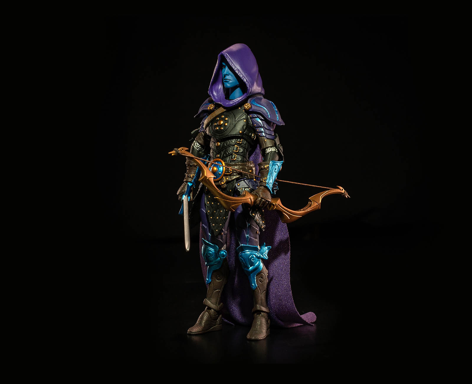 Mythic Legions Soul Spiller Shadow Elf Ranger Figure by 4 Horsemen Studio 