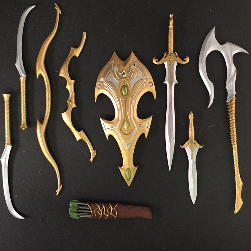 Elf Weapons Mythic Legions figure