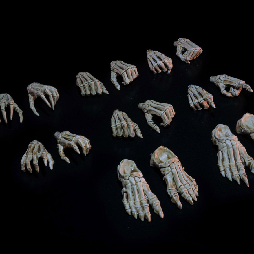 Skeletons Hands & Feet Pack Mythic Legions figure