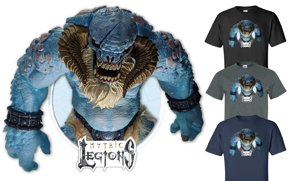 Mythic Legions Ice Troll shirt from Retro Rags